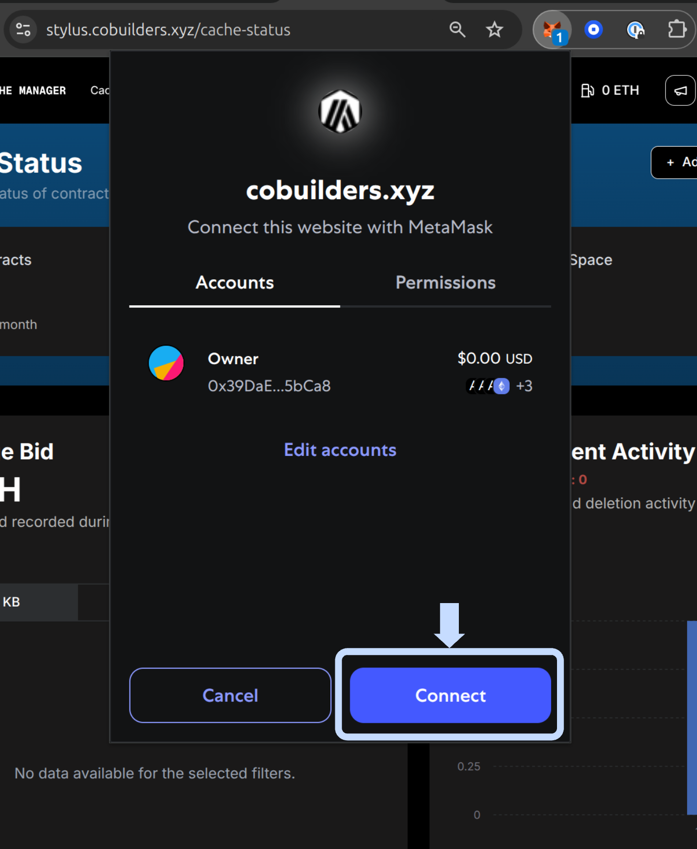 Connect Wallet Action