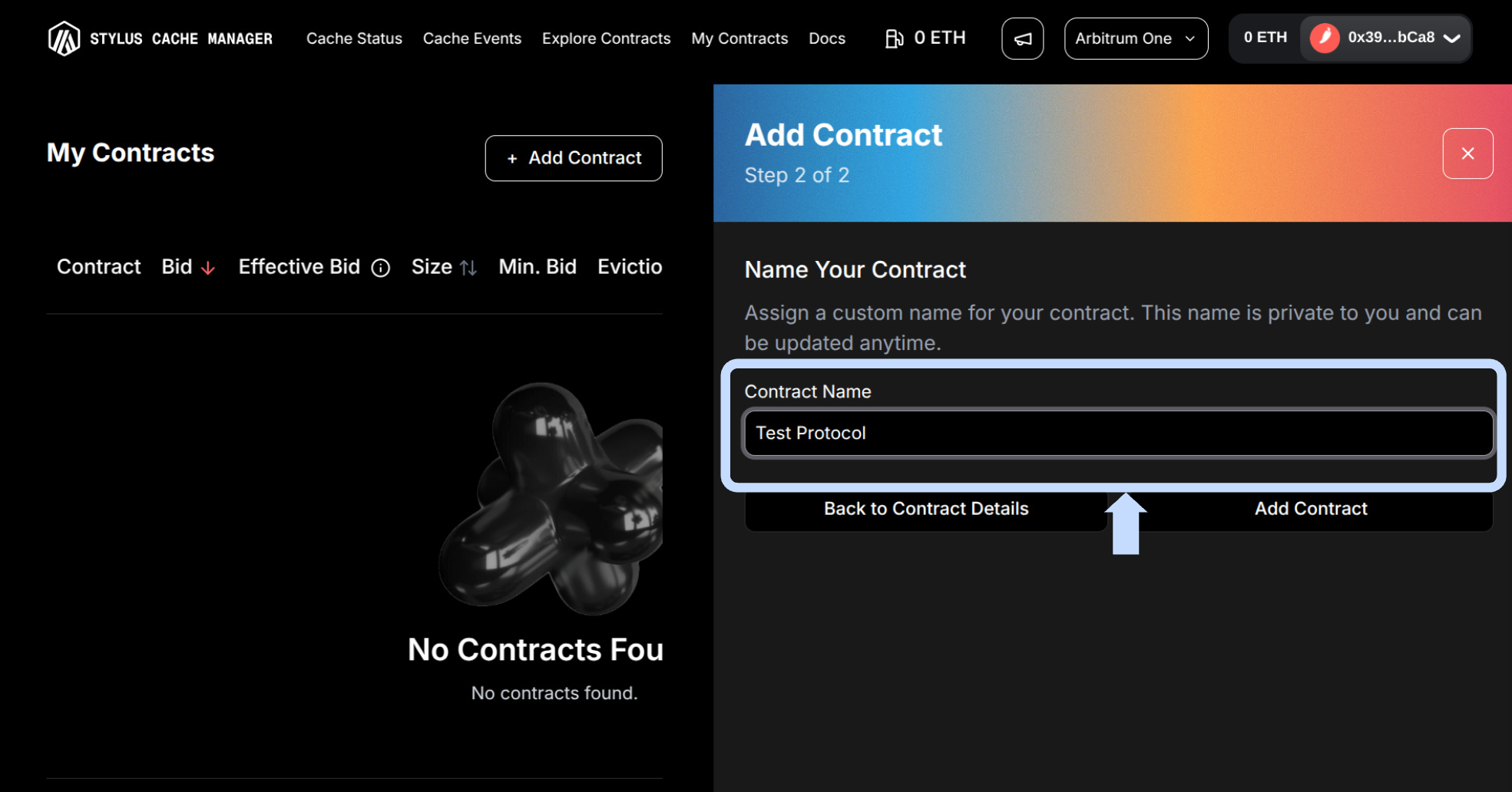 My Contracts Name