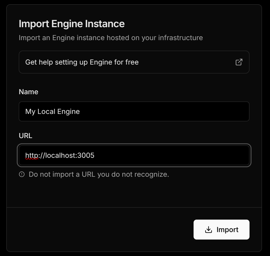 Create Project Config Engine